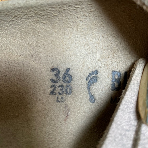 Birkenstock Arizona Leather Slide Sandals Sz Womens L5 - Picture 5 of 9